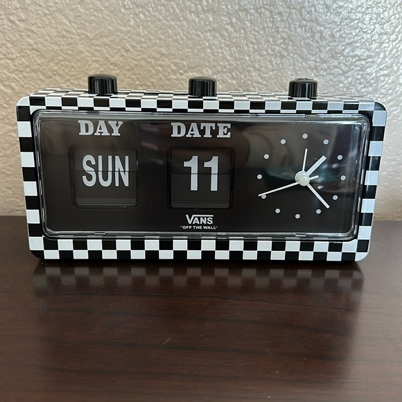 Vans Other - Vans Retro Flip Alarm Clock and Calendar
